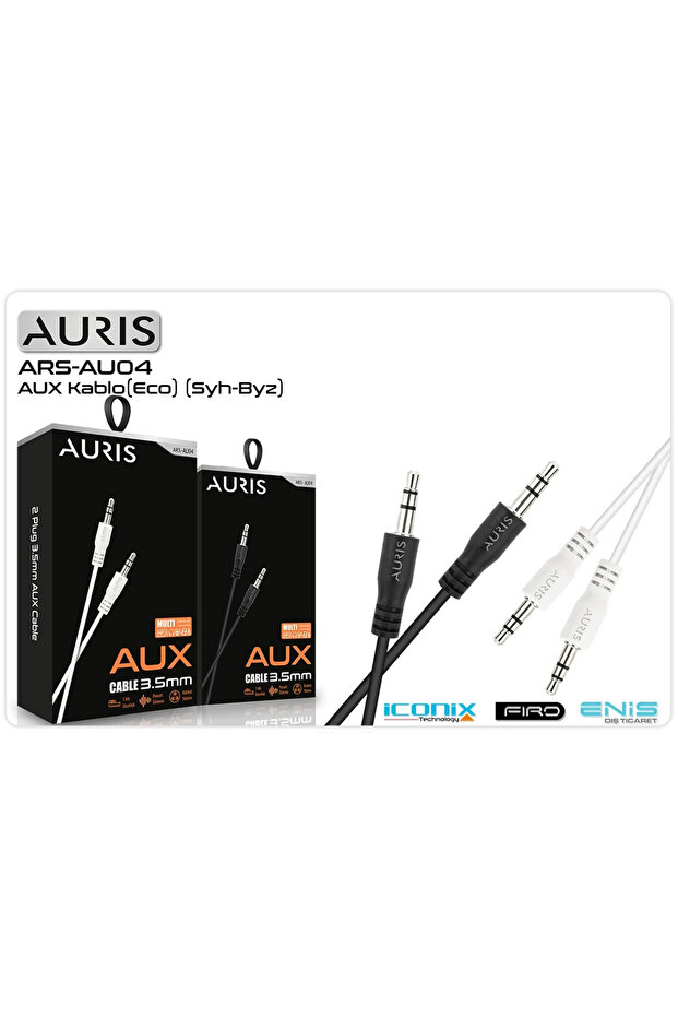 Auris Aux Kablo 1 M Qtop ARS-AU04